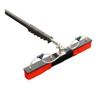 Window Cleaning Tools Professional Cleaner Window Washing Kit with Extension Pole for High Ceilings Microfiber Scrubber for Indoor Outdoor High Glass