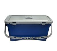 Window Cleaning Washing Blue Bucket - 22L (With Grey Lid)