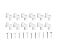 Window Clips - 12pc Screen Fasteners | Heavy Duty windoWw scrReen fastenNers 12-Pack with Screws for Doors Winter Panels Office Apartment Bedroom Living Room Secure fit Plus