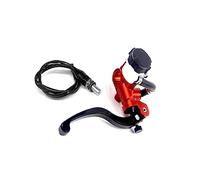 Window Control Lifter Switch For Vespa Universal Motorcycle Brake Clutch Pump Lever Tubing Interface Radial 17.5mm Master Cylinder 22mm(Orange Right 2)