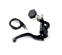 Window Control Lifter Switch For Vespa Universal Motorcycle Brake Clutch Pump Lever Tubing Interface Radial 17.5mm Master Cylinder 22mm(Black Right 2)