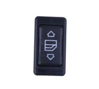 Window Control Switch Button Car 6-pin Car Glass Lifter Switch Electric Power Button With Green Light 12/24V 10A Auto Power Window Switch ON/OFF Power Window Switch