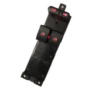 Window Control Switch Button For Fabia 6Y2, 6Y5, 6Y3 1999-2008 For Octavia 1U2, 1U5 1996-2010 For Golf 1999-2007 Power Window Switch Double Door Electric Window Switch(Red)