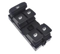 Window Control Switch Electric Power Window Main Control Button Switch 5G0959857 Red/White Light Replacement for Golf For MK7 For Passat B8 Window Switch Driver Side(NoelectroplateRed)(Noelectrop