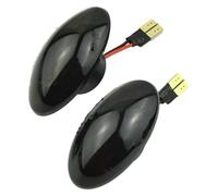 Window Control Switch For BMW For Mini For Cooper R50 R52 R53 2002-2008 Car LED Si Repeater Indicator Light Flowing Turn Signal(Dynamic Smoked Black)