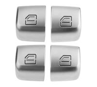 Window Control Switch For M&ercedes For B&enz C Class W205 Master Window Switch Repair Button Caps Auto Door Windows Glass Lift Control Switch(4pcs 1 Set)