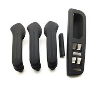 Window Control Switch Replacement for VW For Golf 4 For MK4 For BORA Modified Accessories Auto Car Window Lift Button Control Panel Door Handle Covers LHD Inner Cover(Please select)(1 Set Black)