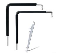 Window Corner Bearing Tool Set 3pcs Hex for t15 Key Window Corner | 3-piece set, chrome-plated steel, hex 4mm socket, for t15 key, precise corner bearing adjustment