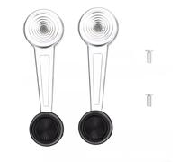 Window Crank Handle 2-Pack Chrome For Ford F-150 | 2-pack set, chrome finish, for clear knob design, fits F-150 for f-250, easy grip rotation