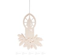 Window Decoration Picture Candle With Branch, Electric Lighting H = Ca 27cmx38cm