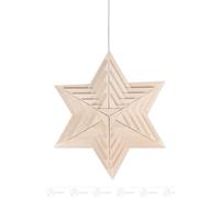 Window Decoration Poinsettia, Electric Lighting B = x H = Ca 40 Cmx40 CM New