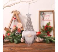 Window Decorations Christmas Man Doll Pendant Faceless Doll Hanging Scene Decoration