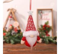 Window Decorations Christmas Man Doll Pendant Faceless Doll Hanging Scene Decoration