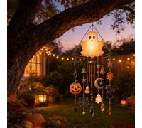 Window Decorations Hanging Inside Glow In The Dark Wind Chime Lighted Wind Chime with Hanging Outdoor for Porch Patio Garden Yard