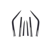 Window deflector Fit For Toyota Land Cruiser 250 LC250 Prado 2024 Rain Sun Deflector Shade Shelter Weather Shield Cover Rearview mirror rain visor(Black)