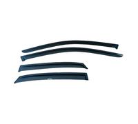 Window Deflector For A4 B6 B7 8e 8h 2002-2009 Rain Guard Side Vent Deflector Weathershield Outside-Mount Tape On Window Visor Side Shatterproof Sun Visor