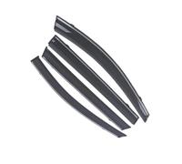 Window Deflector For VW For Touran 2004-2015 Car Sticker Plastic Window Glass Wind Visor Rain/Sun Guard Vent Side Shatterproof Sun Visor(ABS Chrome)