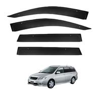 Window Deflectors for Toyota Corolla Fielder Variant MK9-E120 2000-2006, Rain & Wind Guards Rain Protection without Bright Stripes Weathershields