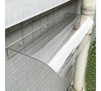 Window Door Awnings Canopy, Polycarbonate Entry Door Outdoor Awning for Rain and Snow Protection, Porch Patio Garden Sun Shade Cover