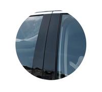 Window Door Column B C Pillar Post Cover Trim Glossy Black Mirror Effect Sticker For Accord Euro Sedan 2008-2015 Automotive Window Door Seals(Black)