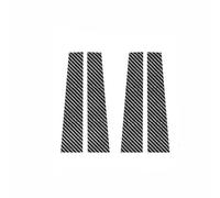 Window Door Cover Trim for Hyundai Creta Ix25 2014 2015 2016-2019 8Pcs,Pillar Posts Car Window Trim Cover BC Column Stickers Car Accessories,C-carbon pattern style