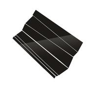 Window Door Cover Trim for Odyssey 2005 2006 2007 2008 2009 2010 6Pcs,Pillar Posts Car Window Trim Cover BC Column Stickers Car Accessories,A-bright black style