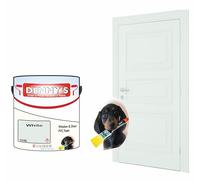 Window & Door PVC/UPVC Paint, 500ml, Available in Matte Gloss Sation Finish Metallic Colours and Solids (White)