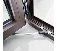 Window Door Restrictor, Stainless Steel Window Sliding Wind Bracing Limiter, Inside Two-link Angle Controller Window Wind Support