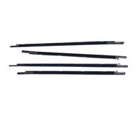 Window Door Seals 4Pcs/Set Auto Seals Window Glass Weather Strip Waterproof Decorative Sealing Strips Car Accessories for CRV 2002-2022 Door Window Seal(2017-2022)