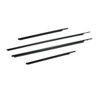 Window Door Seals 4Pcs Window Weatherstrips Seals for Toyota for Vios 2008-2013 Side Door Moulding Black Rubber Belt Strips 68160-0D090 68210-0D090 Window Weatherstrip