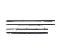 Window Door Seals 4X 72410TR0A01 Rubber Weatherstrip Waterproof Pressure Strip Sealing Belt Moulding Trim for Civic 2012-2015 Black Window Weatherstrip