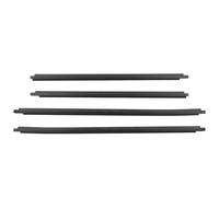 Window Door Seals for Toyota for Fortuner 2004-2015 Car Window Outer Glass Weatherstrip Side Door Moulding Trim Seal Waterproof Pressure Strip 4pcs Window Weatherstrip