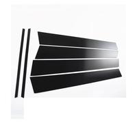 Window Door Trim Cover Car Styling Window BC Pillar Stickers Cover Trim | For BMW E70 E71 F20 E84 F48 E60 F10 F07 E90 F30 F34 E46 8PCS Black(H)