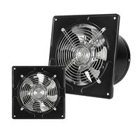 Window Exhaust Fan Kitchen Bathroom Industrial Ventilation Strong Air Extractor abc(10 inch black)