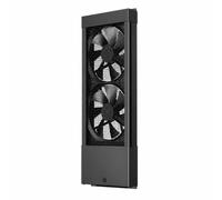 Window Exhaust Fan, Ultra Quiet Vertical Sliding Vent Fan, Stepless Speed Control, Remote & Reversible Airflow, No Drill Mount for Home Use