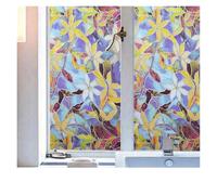 Window Film Electrostatic Glass Stickers Abstract Mosaic Pattern Window Sticker PVC Privacy Window Film Living Room Bathroom Home Decor for window shading(WHITE)