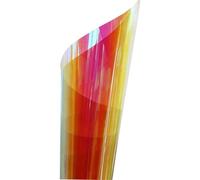 Window Film One Way Mirror Film, 1-Way Mirror Privacy Window Film Multicolor 50cmx300cm Dichroic Iridescent Adhesive DIY
