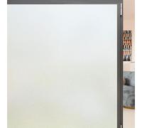 Window Film Privacy 110 x 1000 cm Anti UV Static Cling Privacy No Glue Privacy Film for Glass Windows for Office Bathroom Kitchen, Pure scrub