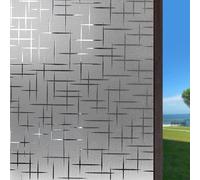 Window Film Privacy 120 x 300 cm Anti-Uv Static Cling Without Glue Self Adhesive Vinyl Privacy Film for Office Bathroom Home, Doji