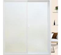 Window Film Privacy 30 x 180 cm Static Cling Non-Adhesive Frosting Decorative Stickers Privacy Film, Window Stickers for Home Office, Pure scrub