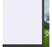 Window Film Privacy 35 x 295 cm Self Adhesive Roll UV Block No Glue Static Cling Vinyl Covering Self-Adhesive Glass Film for Windows for Office Bathroom Home, White frosted
