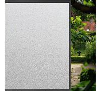 Window Film Privacy 60 x 180 cm Obscures Views While Letting Light in Privacy Window Film Opaque Non Adhesive for Home & Office Doors, Pure scrub