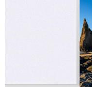 Window Film Privacy 75 x 100 cm Anti-Uv Static Cling Without Glue Windows Static Cling for Office Bathroom Home, White frosted