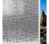 Window Film Privacy 90 x 130 cm Anti-Uv Static Cling Without Glue Windows Static Cling for Office Bathroom Home, Doji