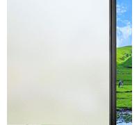 Window Film Privacy 90 x 890 cm UV Blocking Static Cling Decorative Bathroom Window Privacy for Office Bathroom Home, Pure scrub