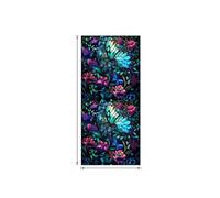 Window Film Privacy Butterfly Flower Film For Glass,Windows Frosting Film,Static Cling, Anti Uv,No Glue,Self Adhesive Opaque Window Film For Office Kitchen Bathroom