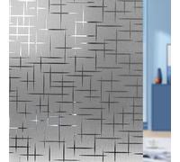 Window Film Privacy Film for Glass 50 x 1000 cm Self Adhesive Roll UV Block No Glue Static Cling Vinyl Covering Frosted for Glass Windows for Office Bathroom Home, Doji