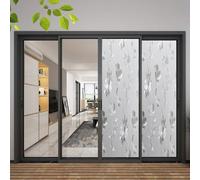 Window Film Privacy Film for Glass Windows 30 x 280 cm Opaque Sticker Vinyl Glass Static Cling No Glue Sun Blocking Frosted Window for Living Room and Office, Phoenix Flower