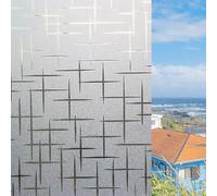 Window Film Privacy for Glass 55 x 280 cm No Glue Static Cling Vinyl Covering Frosted Window Film Privacy Modern Style, Cost-Effective for Glass Windows Bathroom, Star