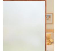 Window Film Privacy for Glass Windows 120 x 490 cm Static Cling Non-Adhesive Opaque Anti UV Bathroom Window Privacy for Office Bathroom Home, Pure scrub